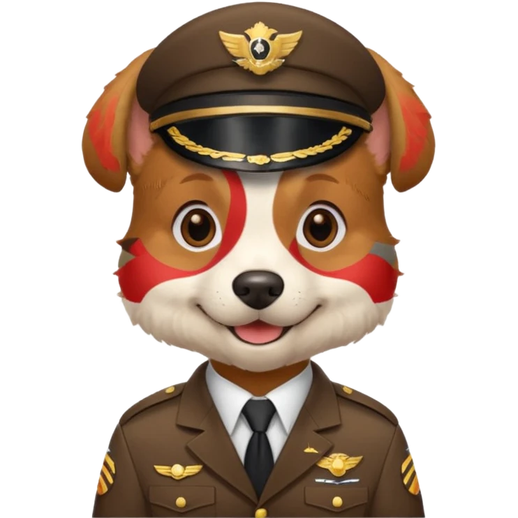 dog pilot emoji