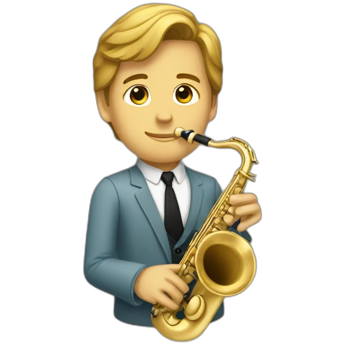 Joseph Smith jr playing the saxophone emoji