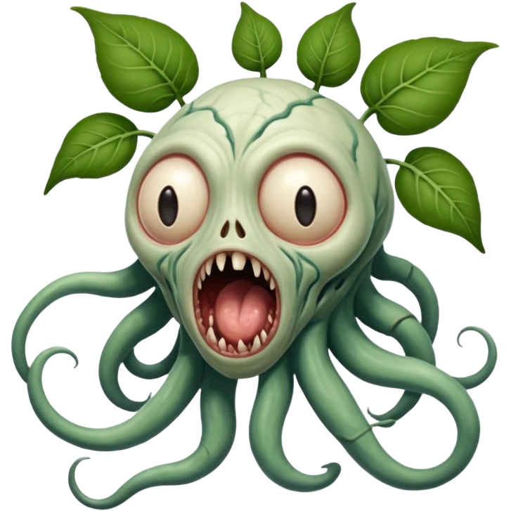 cinematic - hieronymus bosch phantasmagoric mutated beings - hybrids of humans and plants emoji