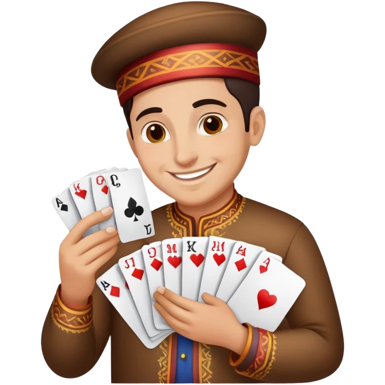 Armenian play cards emoji
