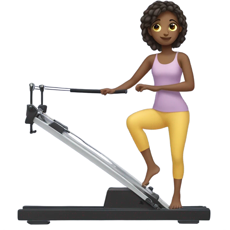 Girl on reformer emoji