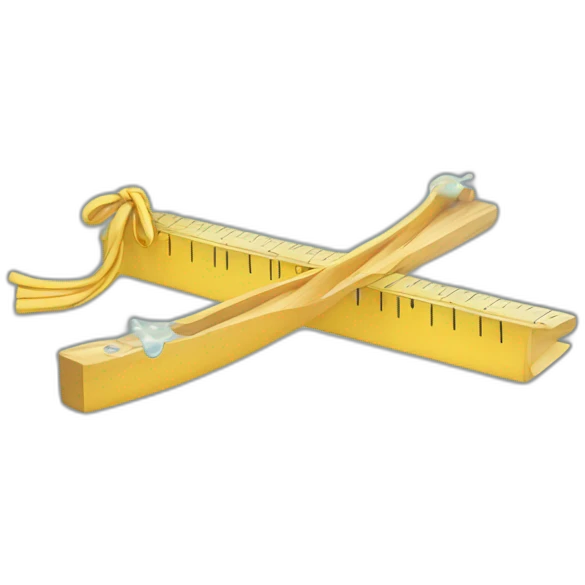 water-and-yellow-ruler emoji