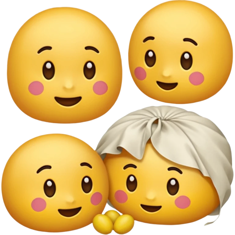크리스마스 모자를 쓴 다람쥐 emoji