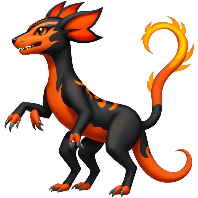 Salandit-Houndoom-Litten-Hybrid (Full body) emoji