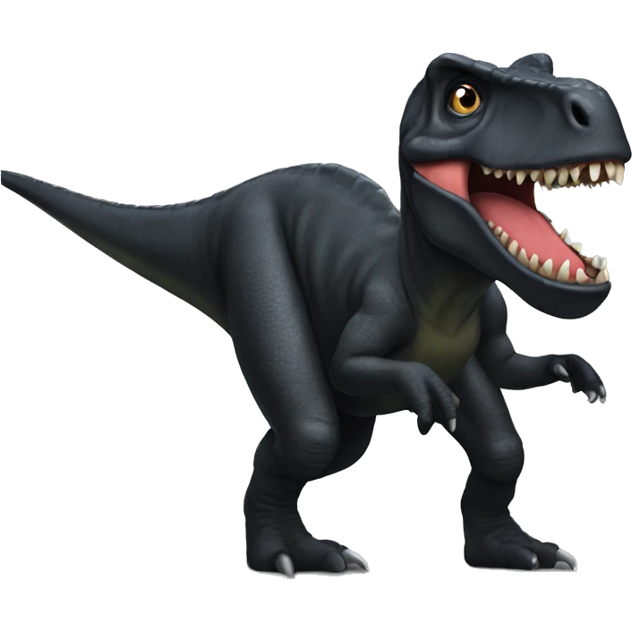 Black television dinosaur channel emoji