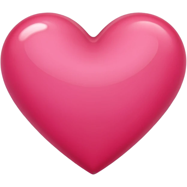 More Bright rose colored heart  emoji