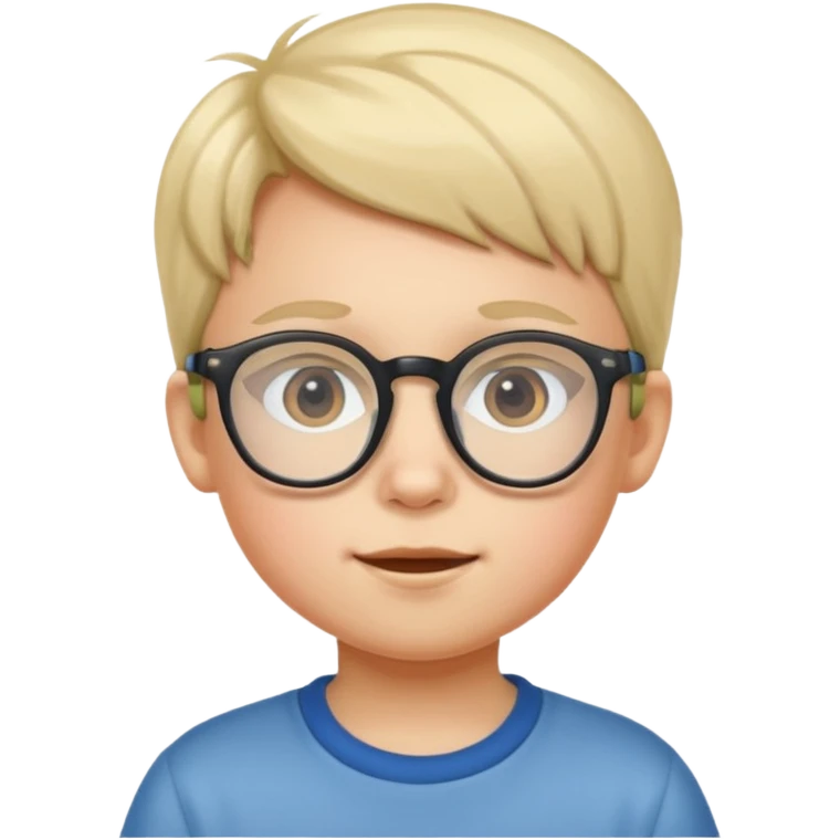 Ребёнок в очках  emoji