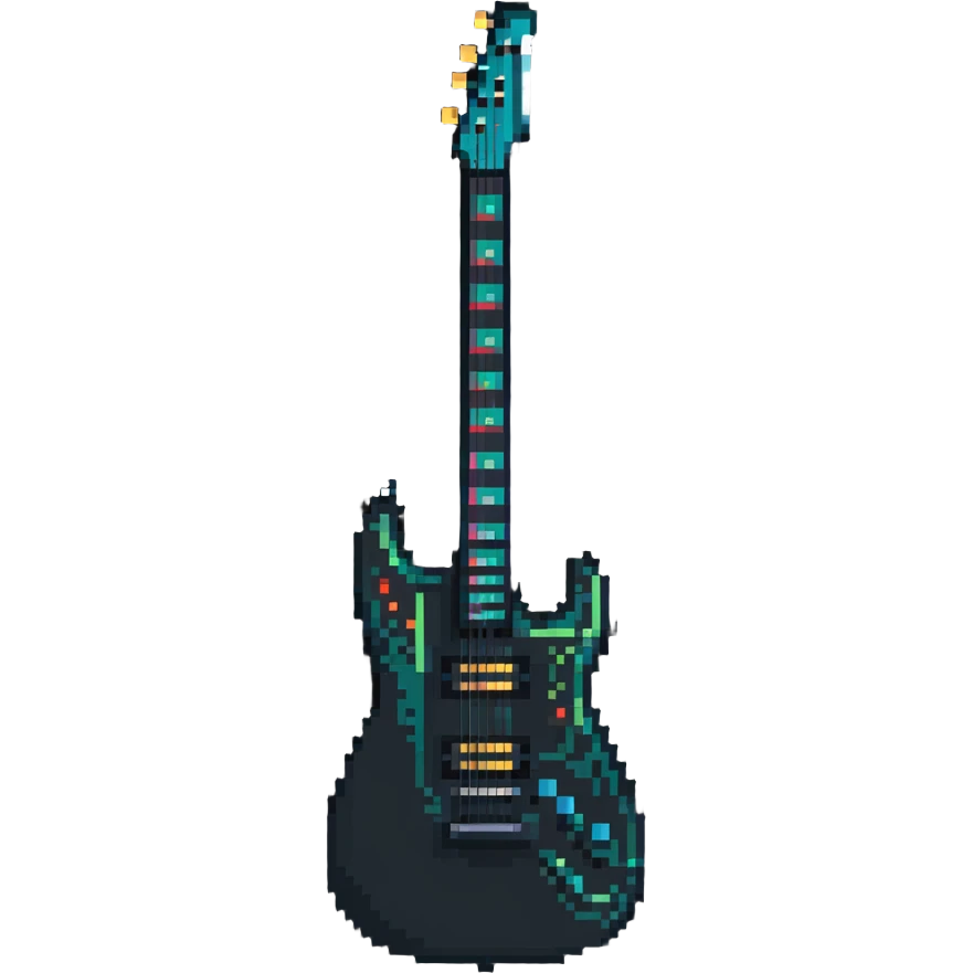 electronic synthesizer guitar emoji