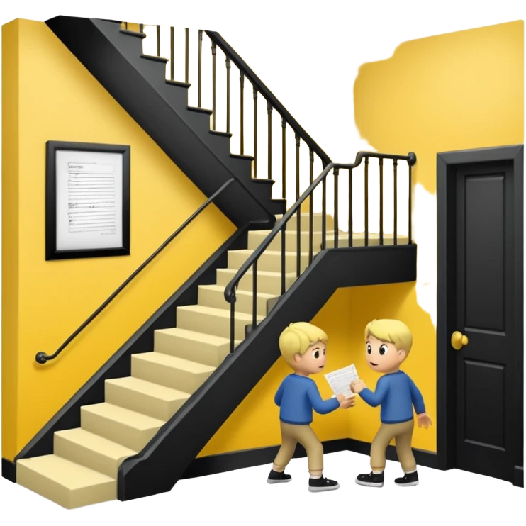 Eli figures out the clues to escape but rex rips the paper because he didn't want them to get out. And they figure out the code because they were being smart and using their brains. It takes place in the Yellow Room, the stairwell. Which gives a nerverackng scared vibe. emoji