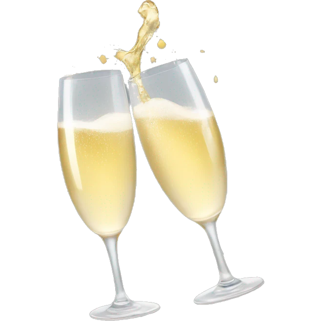 champagne cheers emoji