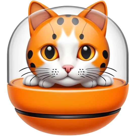 cat spot on capsule emoji