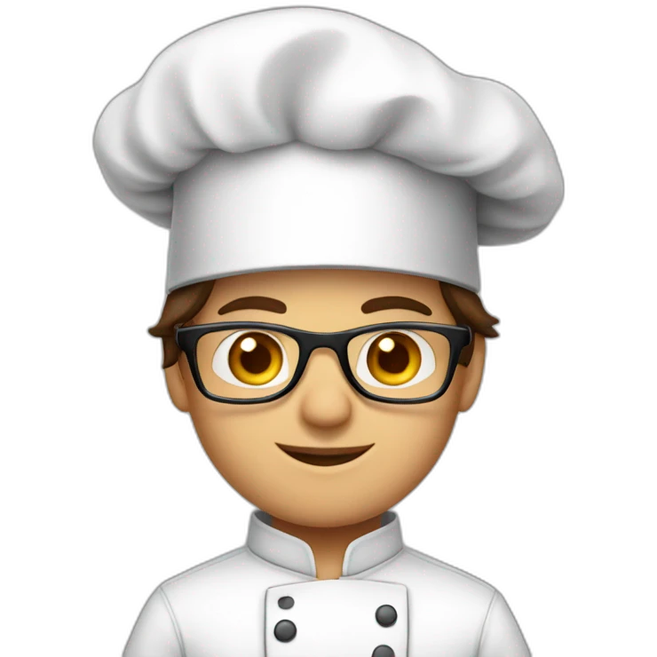 chef-young-glasses-hat-brownhair emoji