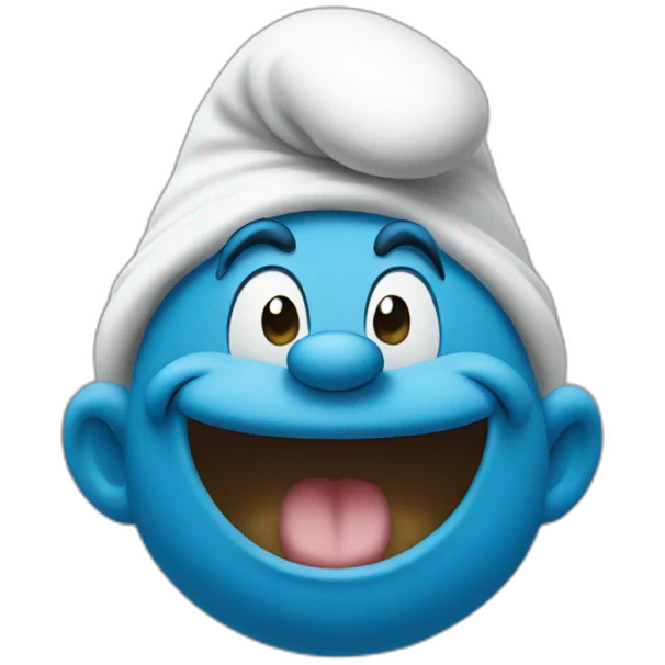 Smurf souris emoji