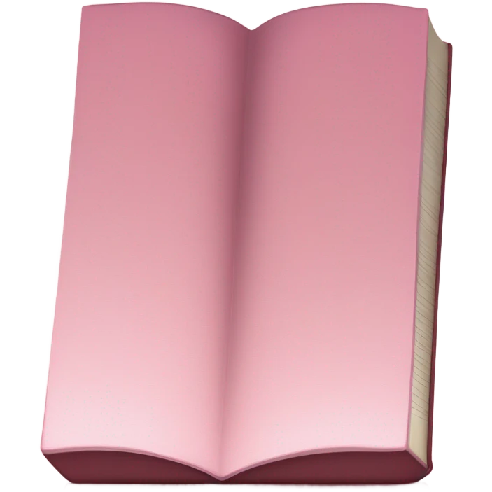 soft cute pinky book emoji
