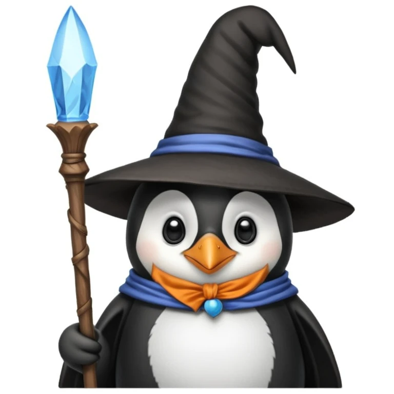 Penguin Wizard emoji