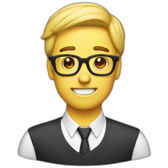 Dead nerd emoji emoji