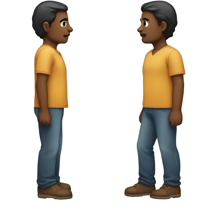 Standing emoji