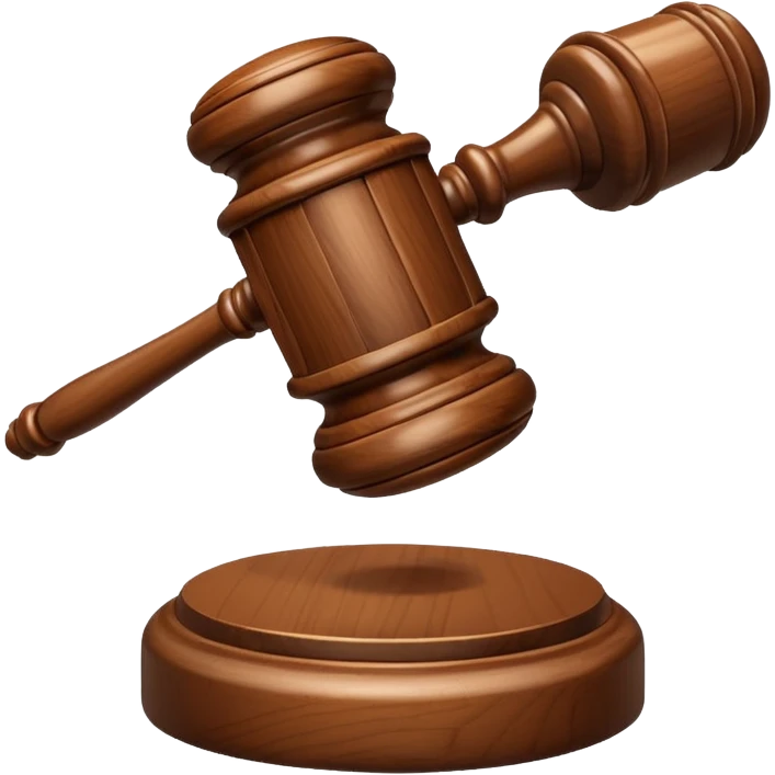 judges gavel emoji