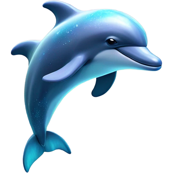 Space dolphin emoji