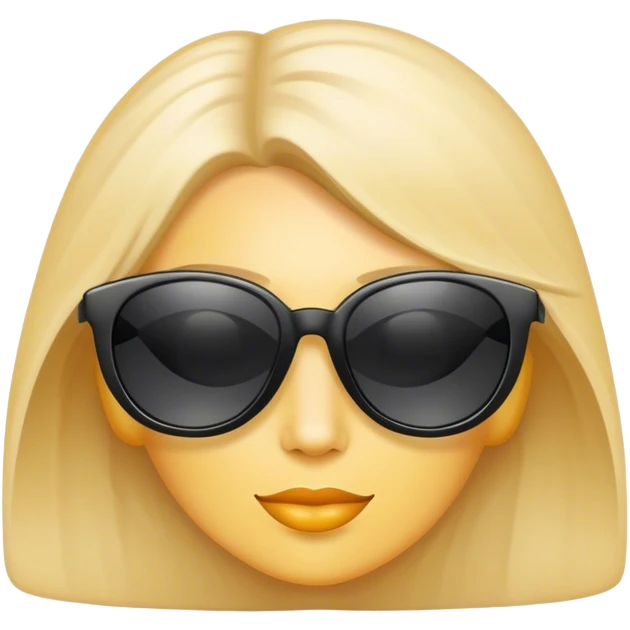 white women's sunglasses emoji