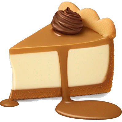 Cookie Butter Cheesecake emoji