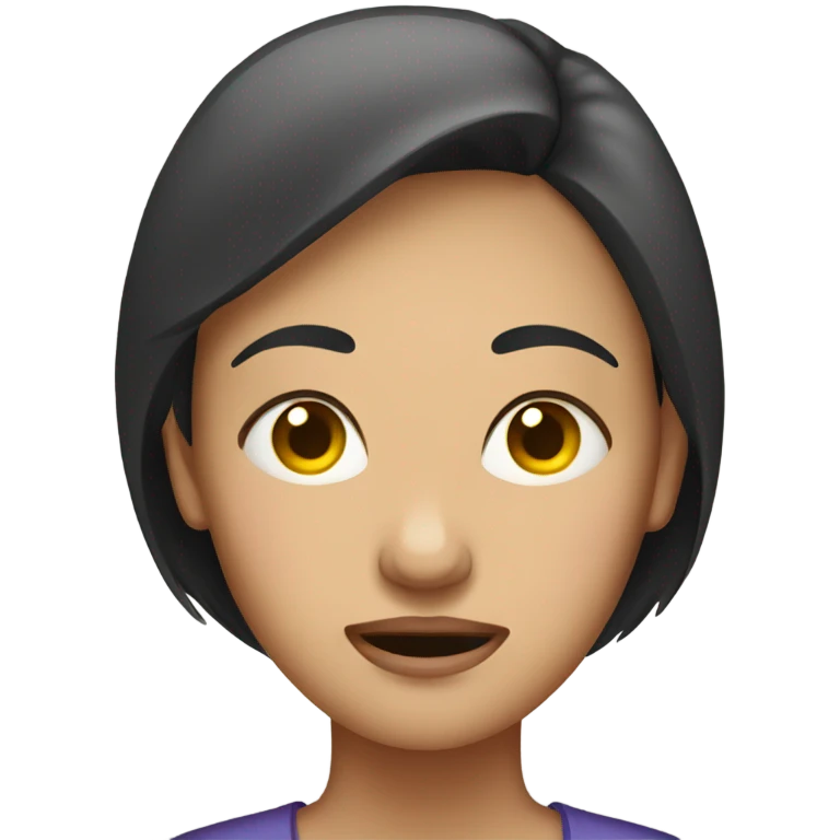 lady with stomach pain emoji