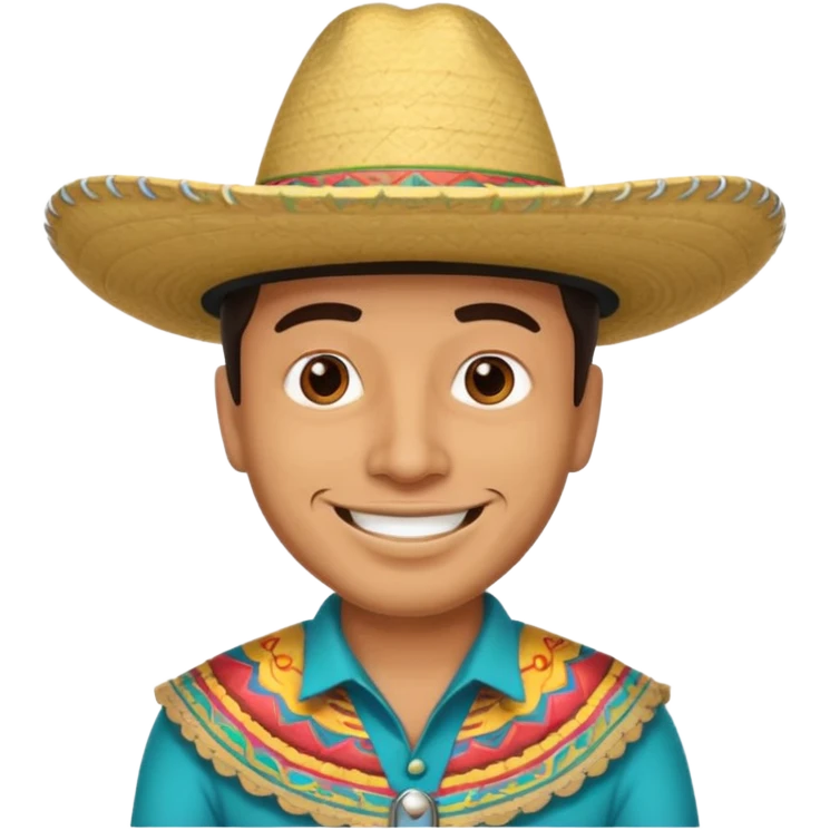 Tejana sombrero hombre emoji