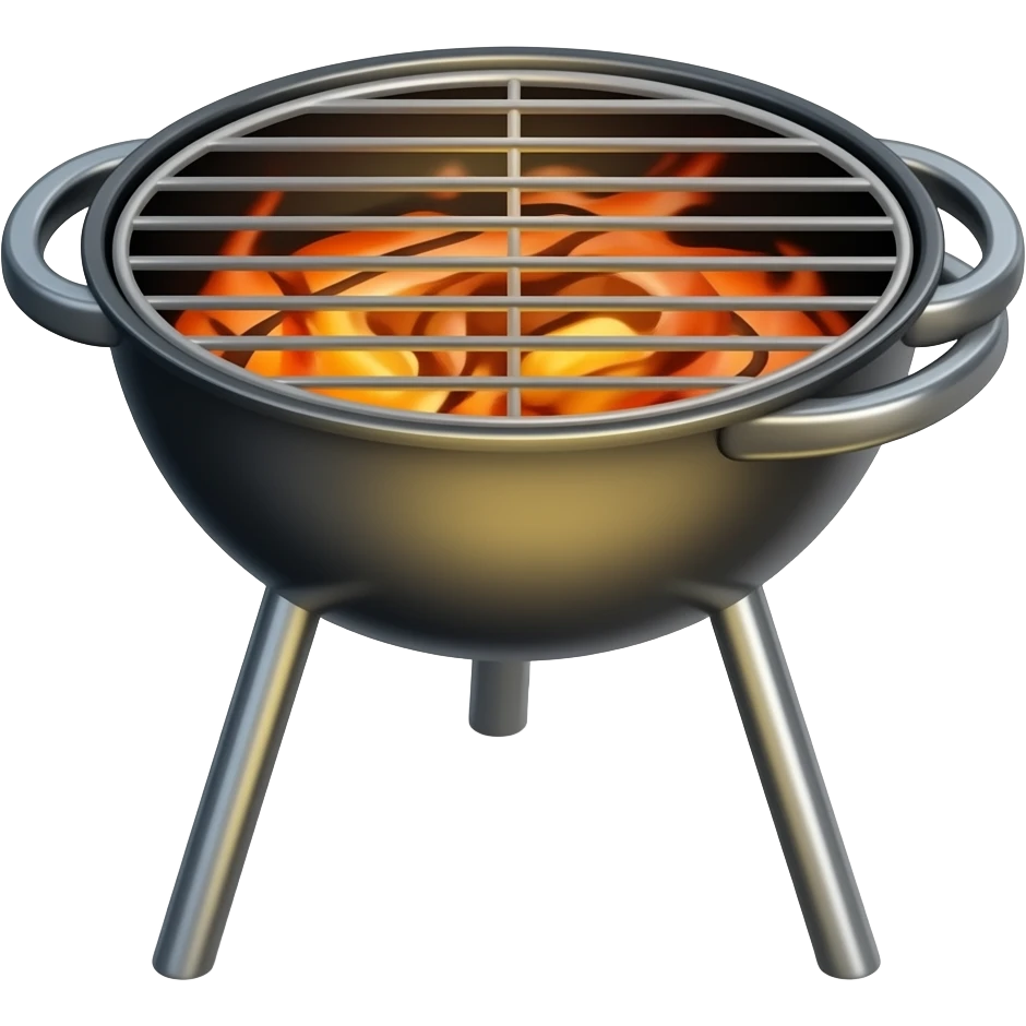 generate image and code for a bbq grill emoji emoji