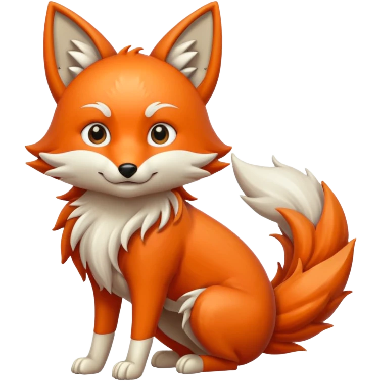 seven tailed fox emoji