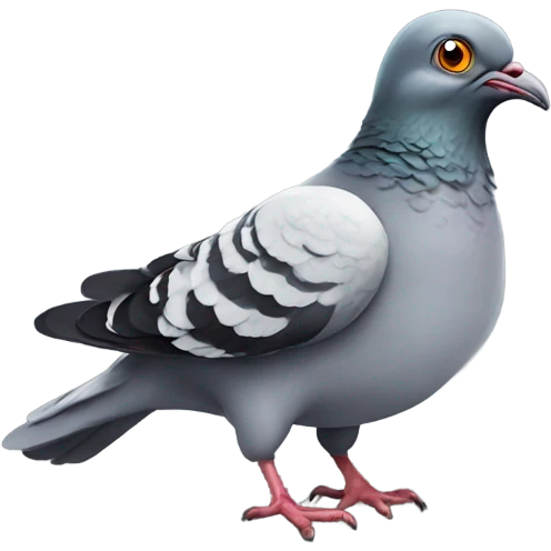 Angry pigeon emoji