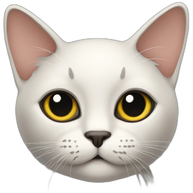 fold-eared black kat emoji