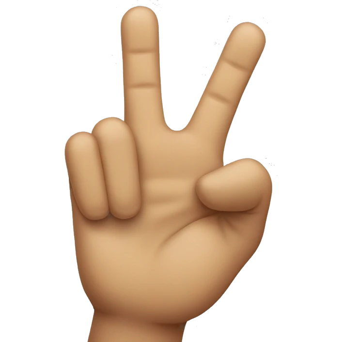 Fingers crossed emoji