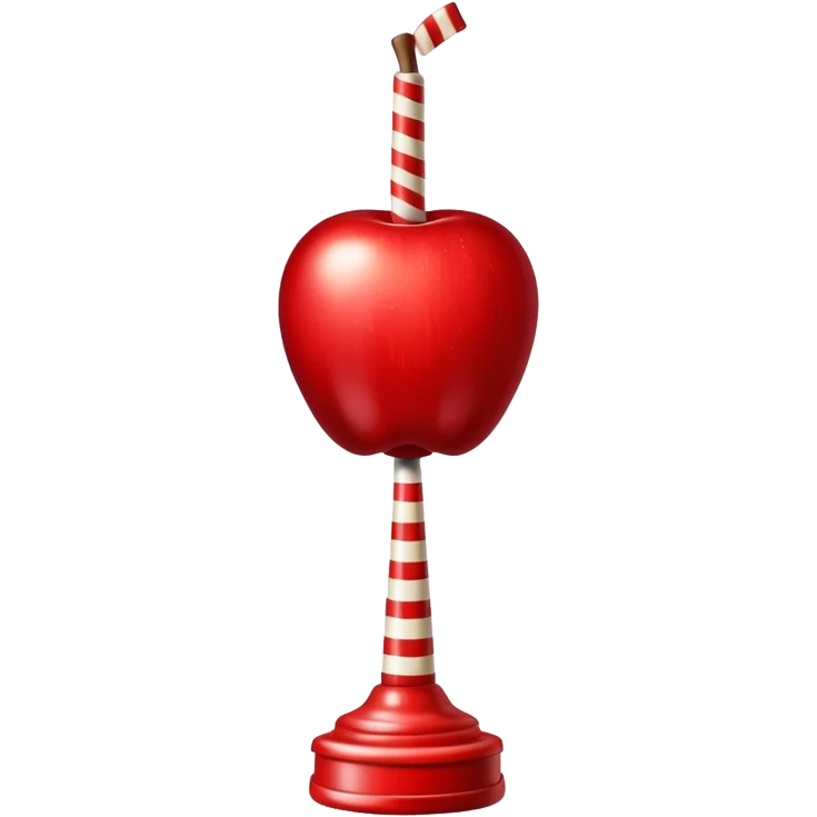 Vintage circus candy apple emoji