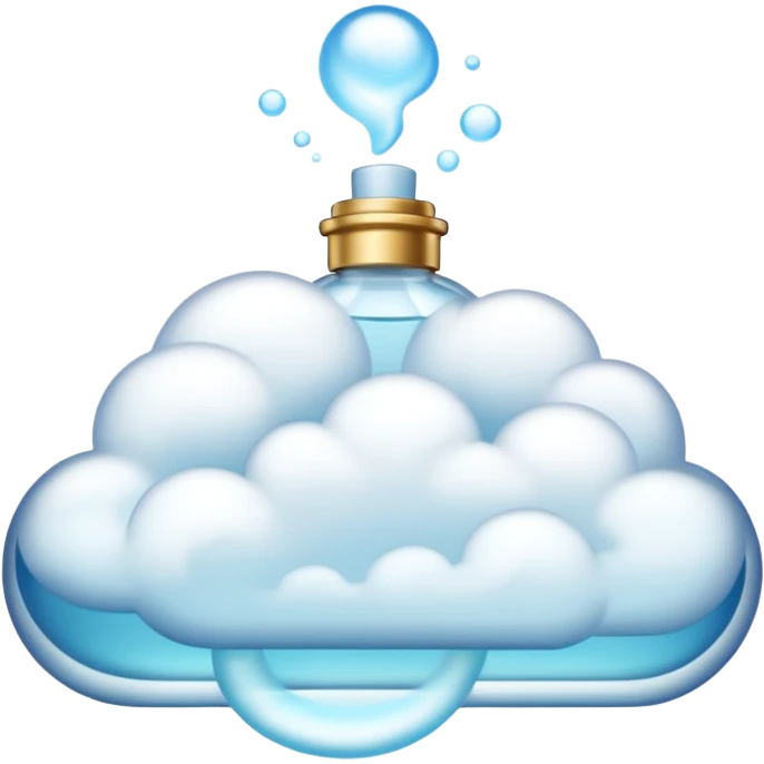 spraying perfume without hands  emoji