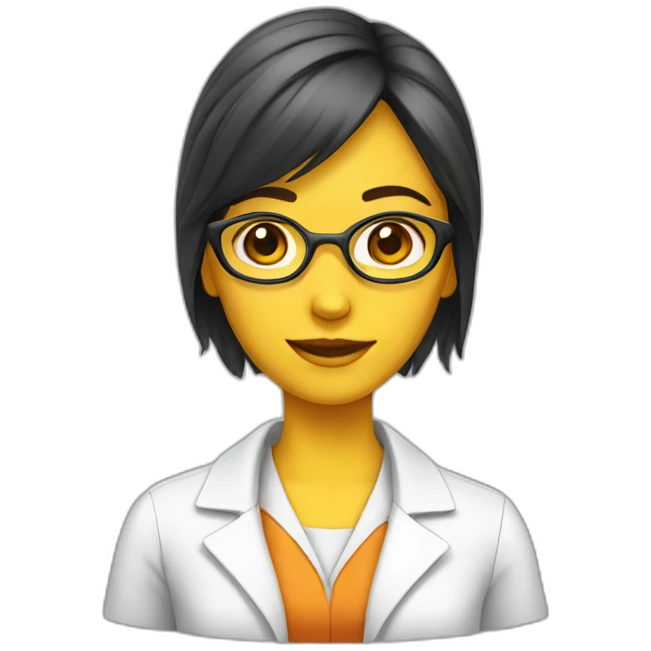 chemist girl emoji
