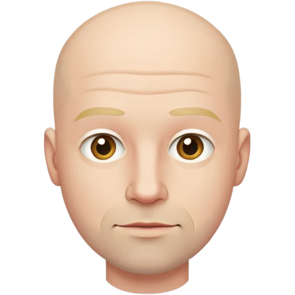 bald white guy emoji