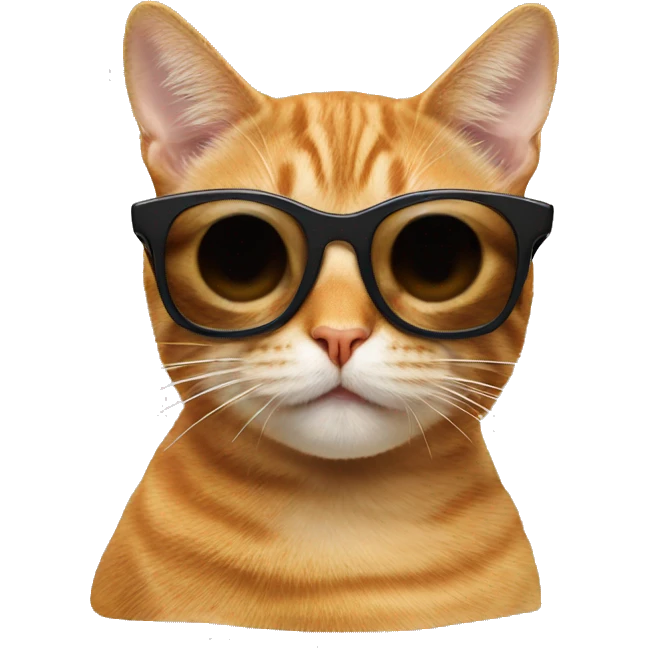 sunglasses cat cigarette  emoji