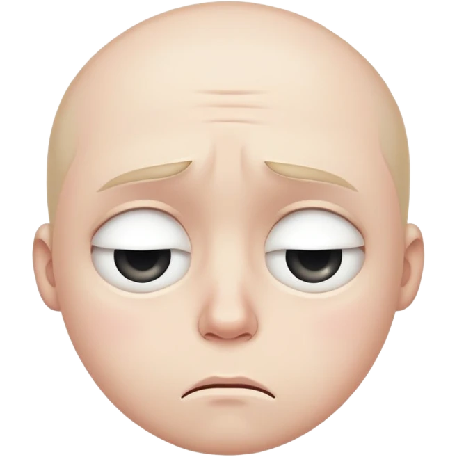 Sad face emoji