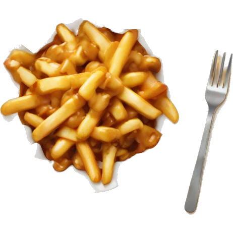 Poutine qui mange emoji