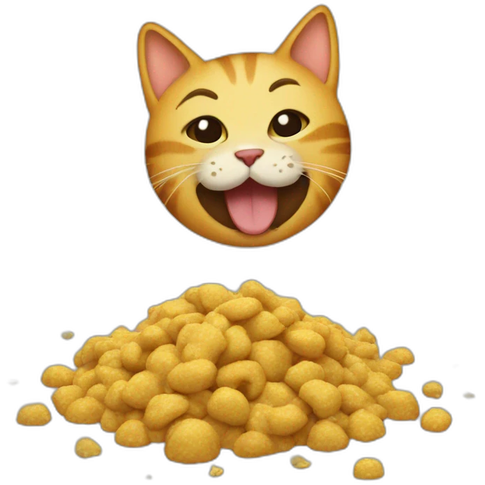 Cat vomit emoji