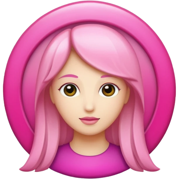 virgo symbol pink emoji
