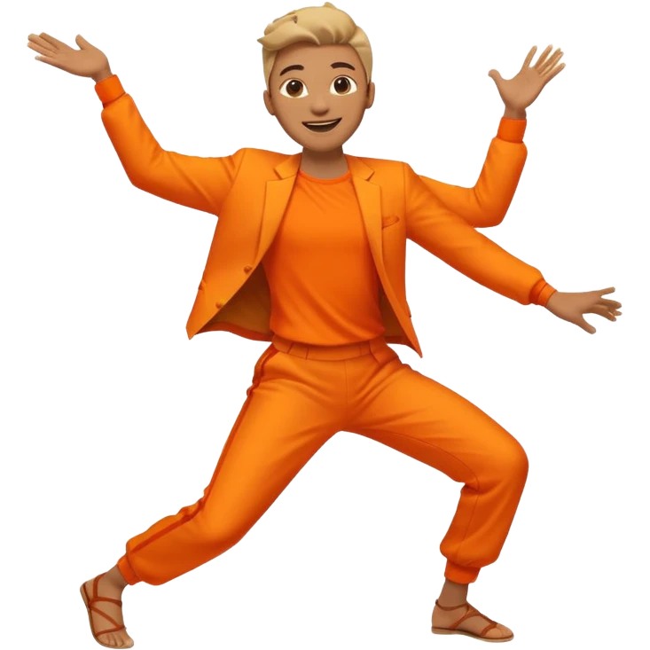 create a person emoji of Barcavibe is the superpower name Brings energy, momentum, and structure more fun and dancing emoji