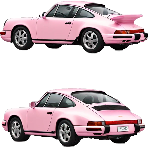 light pink porsche  emoji
