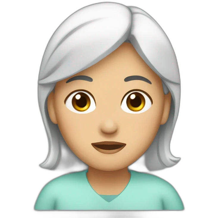 Mujer recuperación emoji