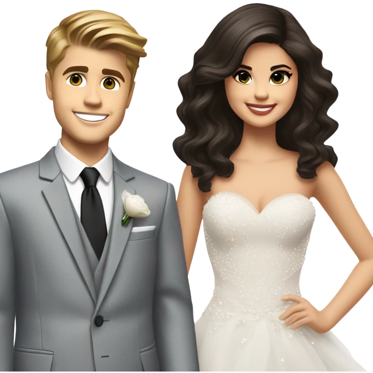 Justin Bieber married with Selena gomwz emoji