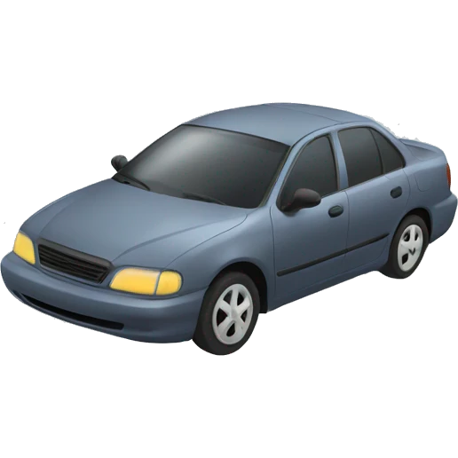 Flying through the window Of a car emoji