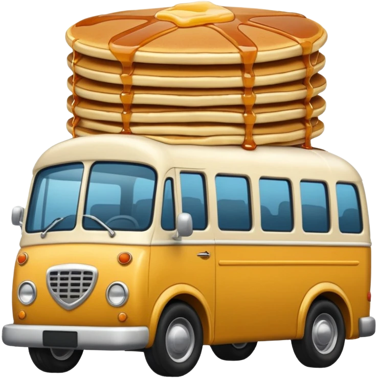 pancake bus emoji