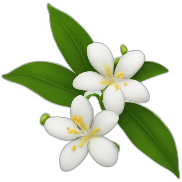 Jasmine flower emoji
