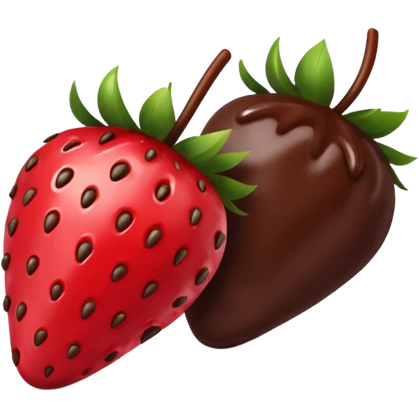 chocolate covered fruit emoji