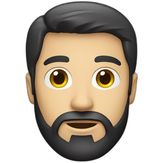 caucasian-developer-with-black-hair-and-beard emoji